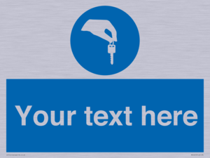 Custom Mandatory Keys Sign